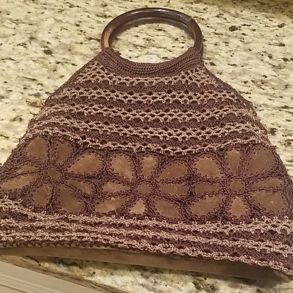 Nine West Other - Nine west brown floral purse